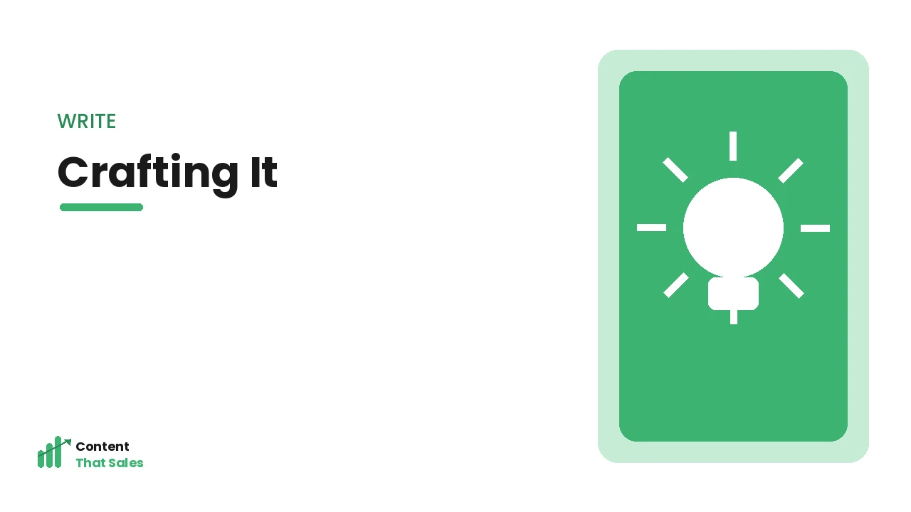 Writing and refining your tagline