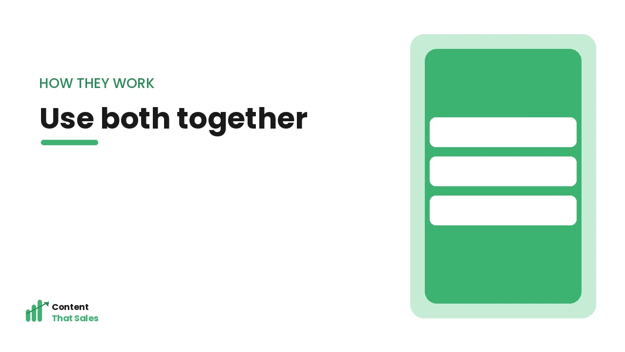 Using keywords and topics together by Content That Sales