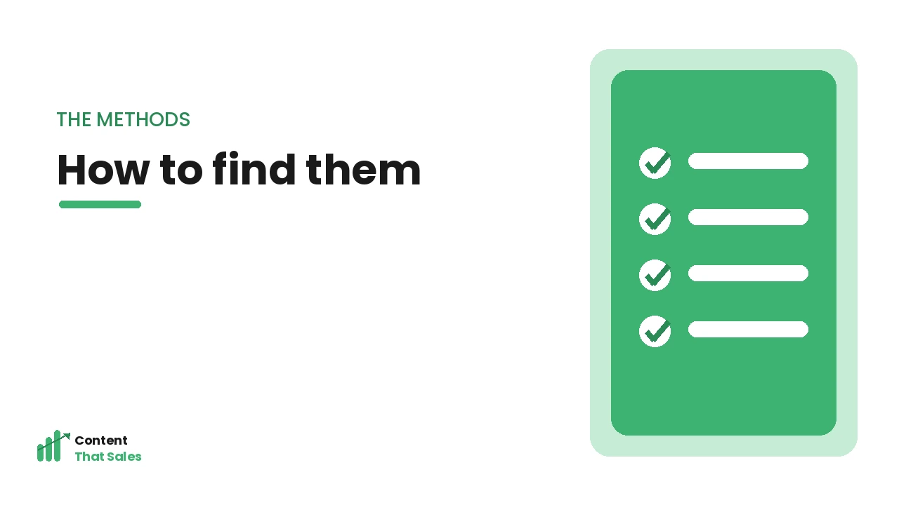 How to find long-tail keywords by Content That Sales