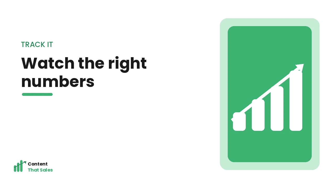 Tracking the right content metrics by Content That Sales