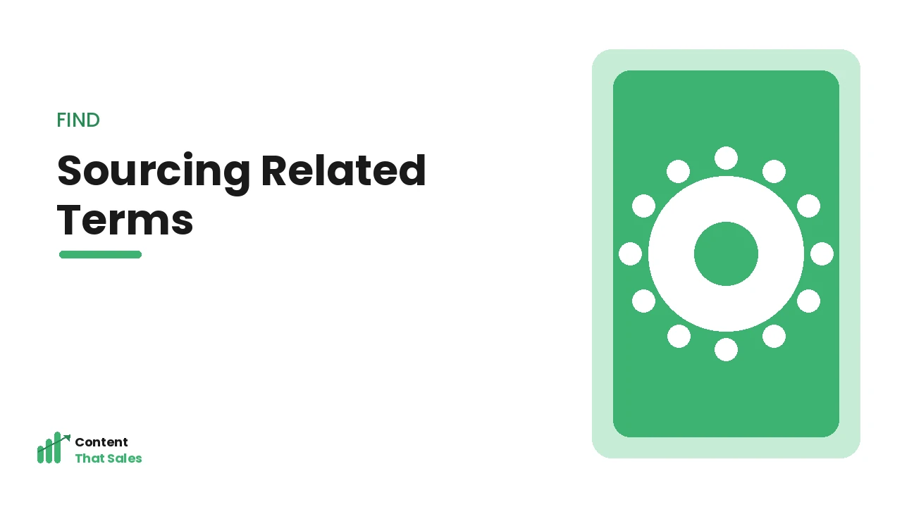 Sourcing semantically related terms
