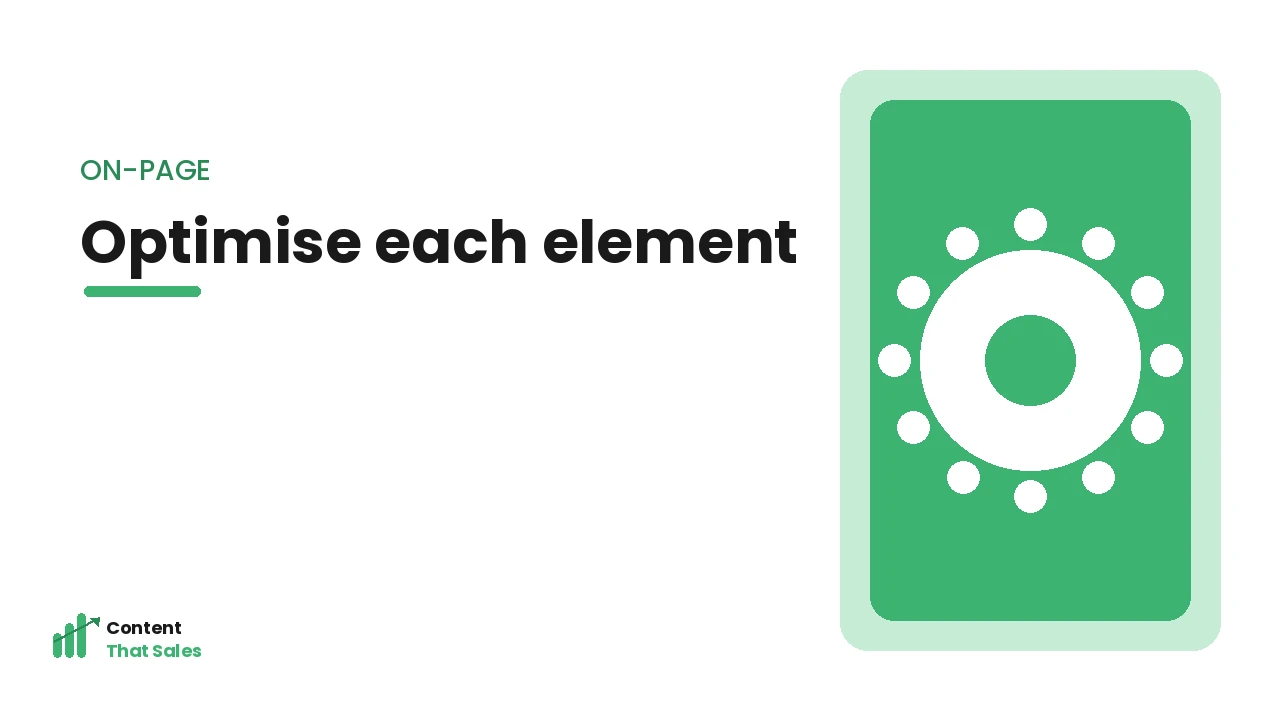 On-page optimisation checks