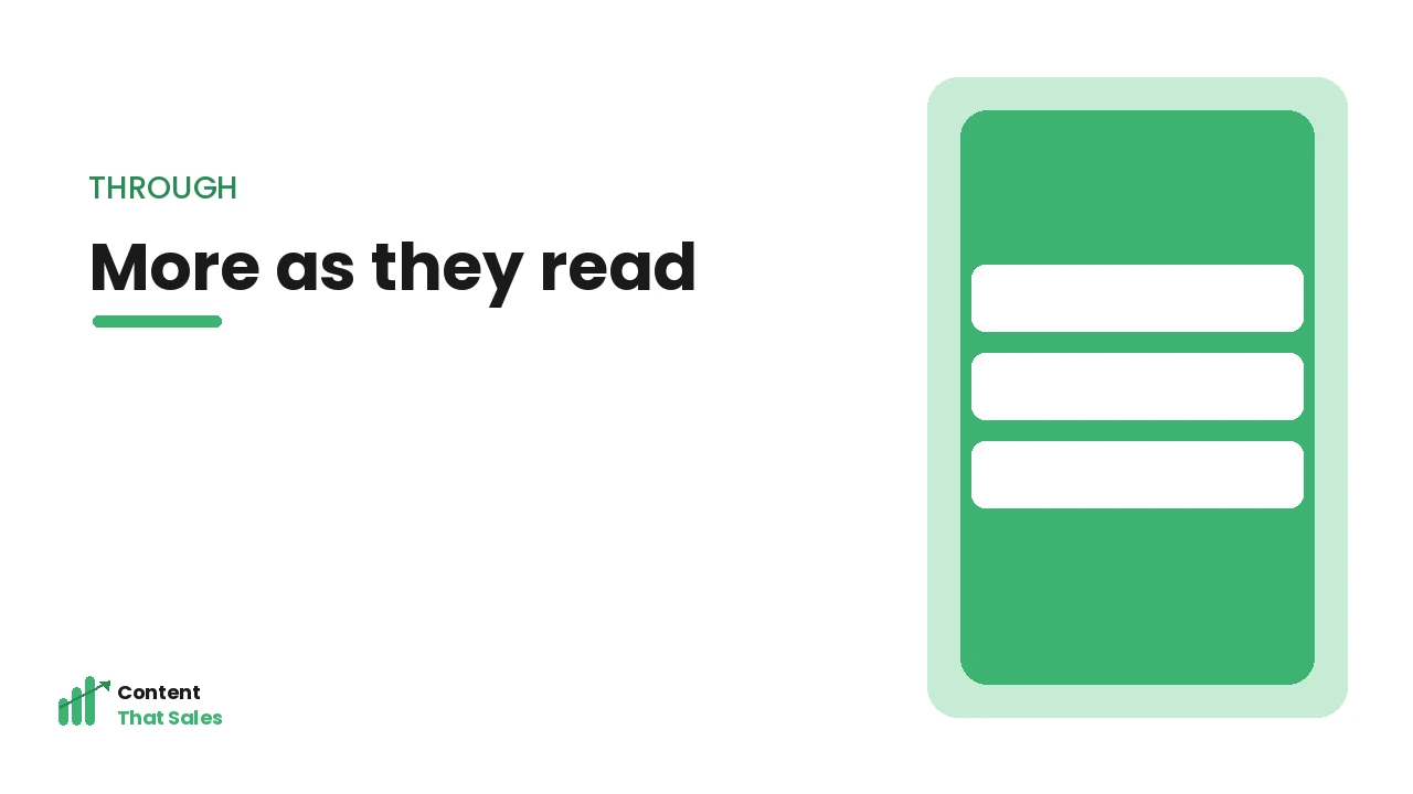 CTAs through the page