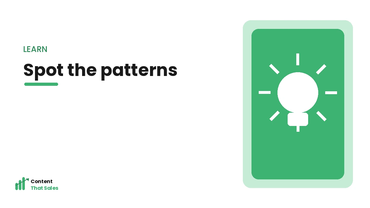 Patterns worth copying