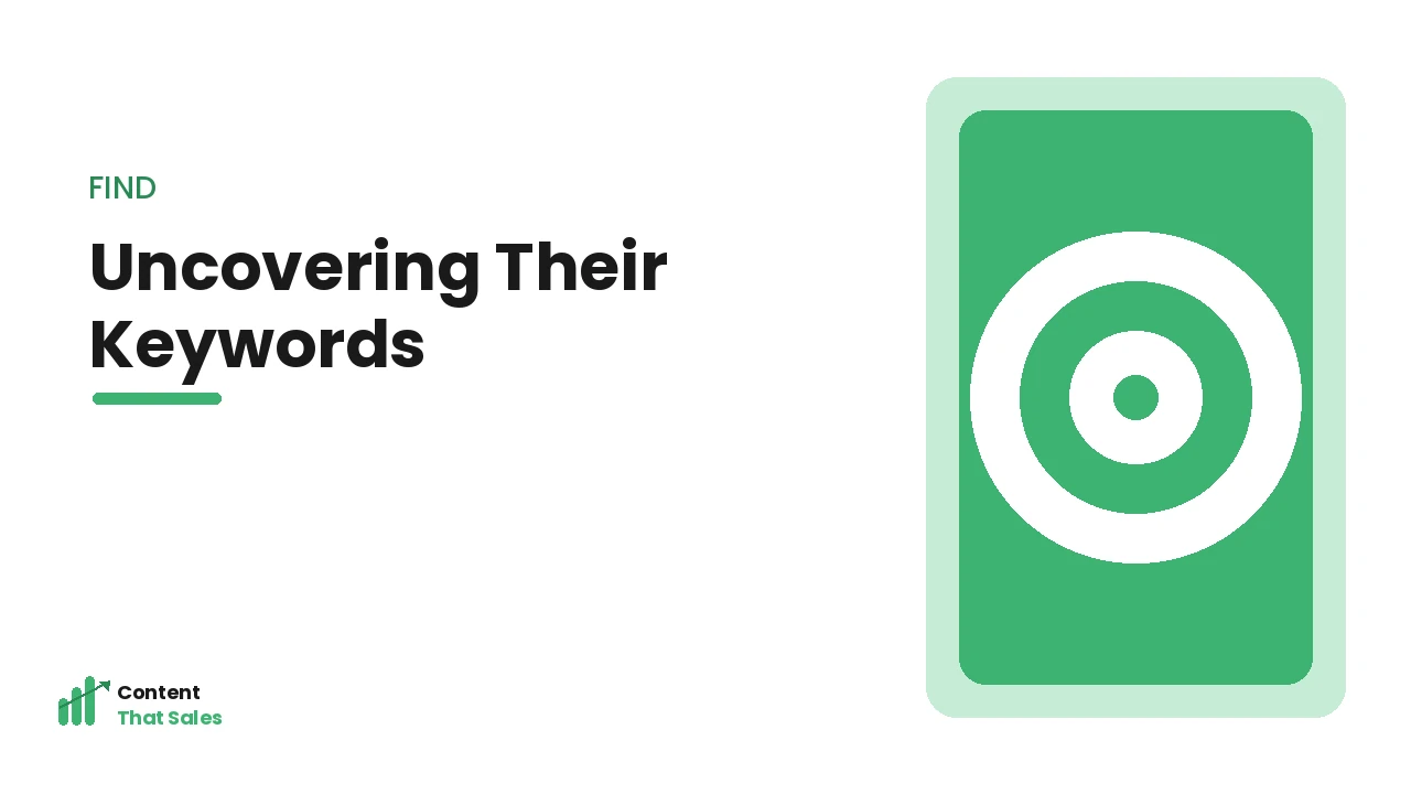 Uncovering the keywords competitors rank for