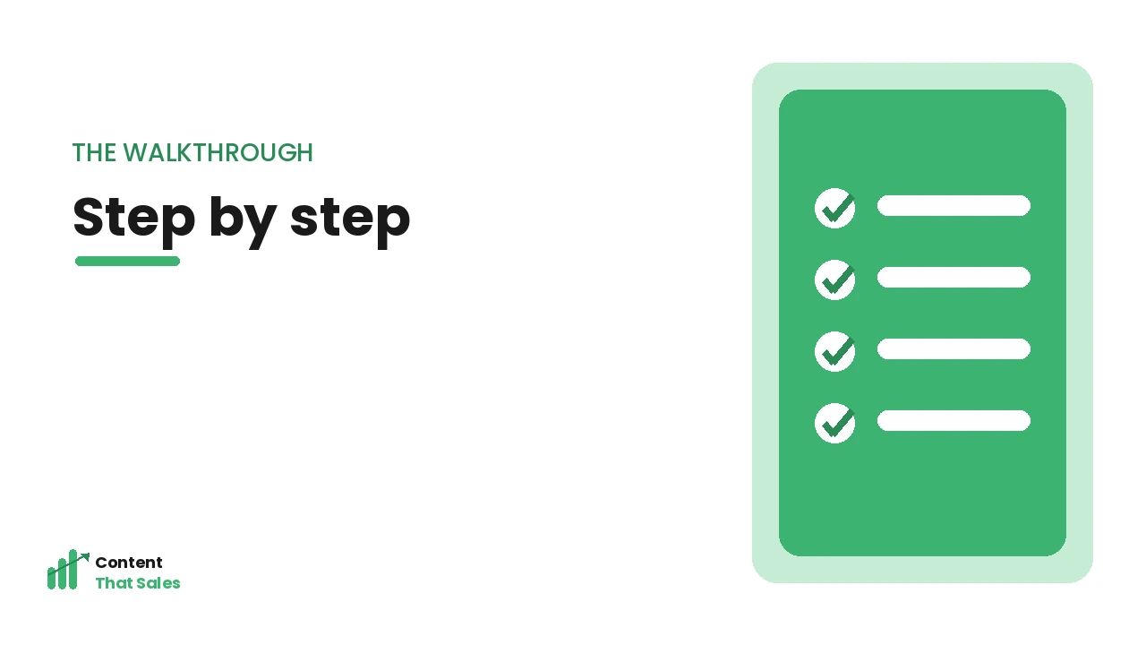Ubersuggest step by step walkthrough by Content That Sales