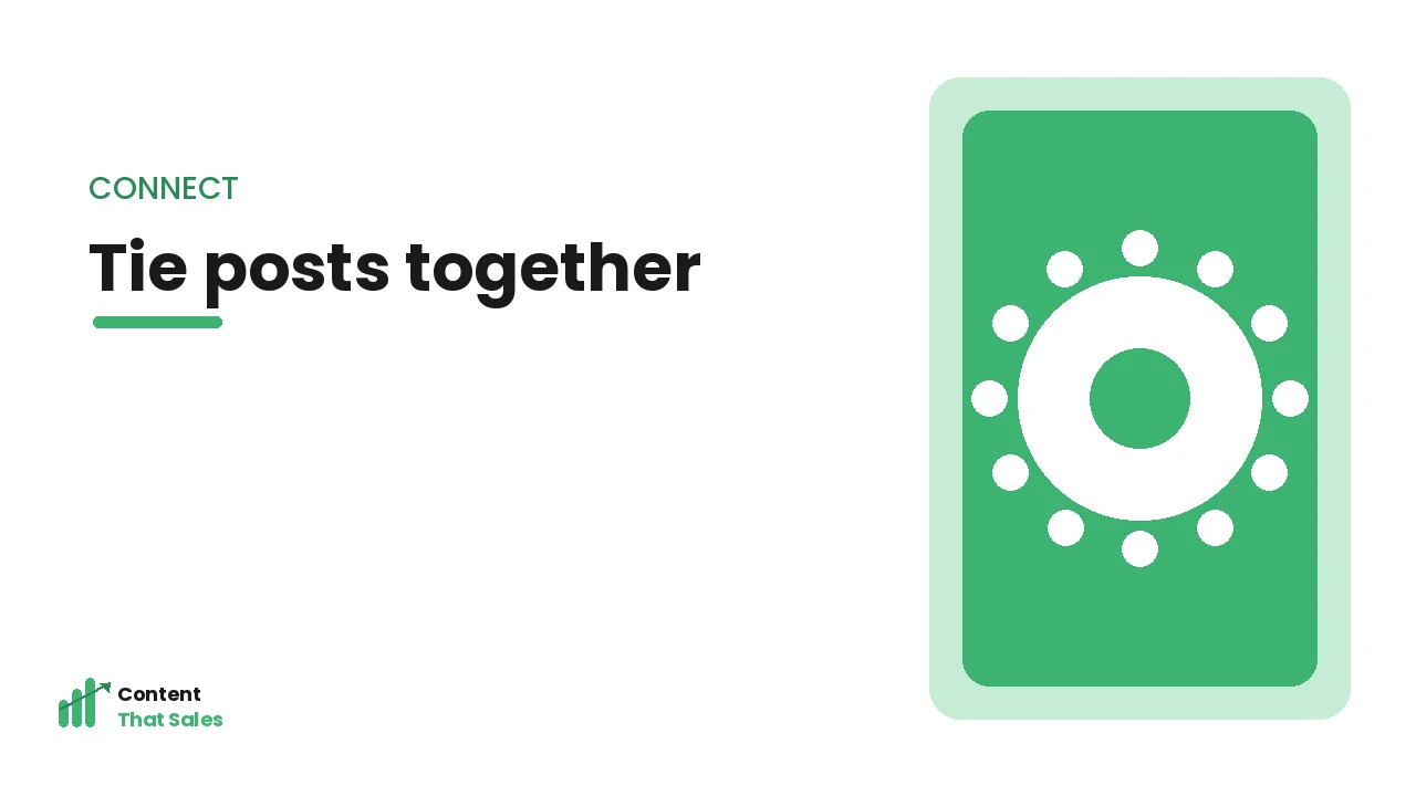 Connecting a growing blog