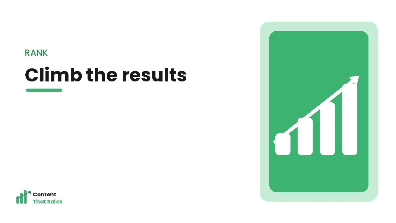 Climbing the search results