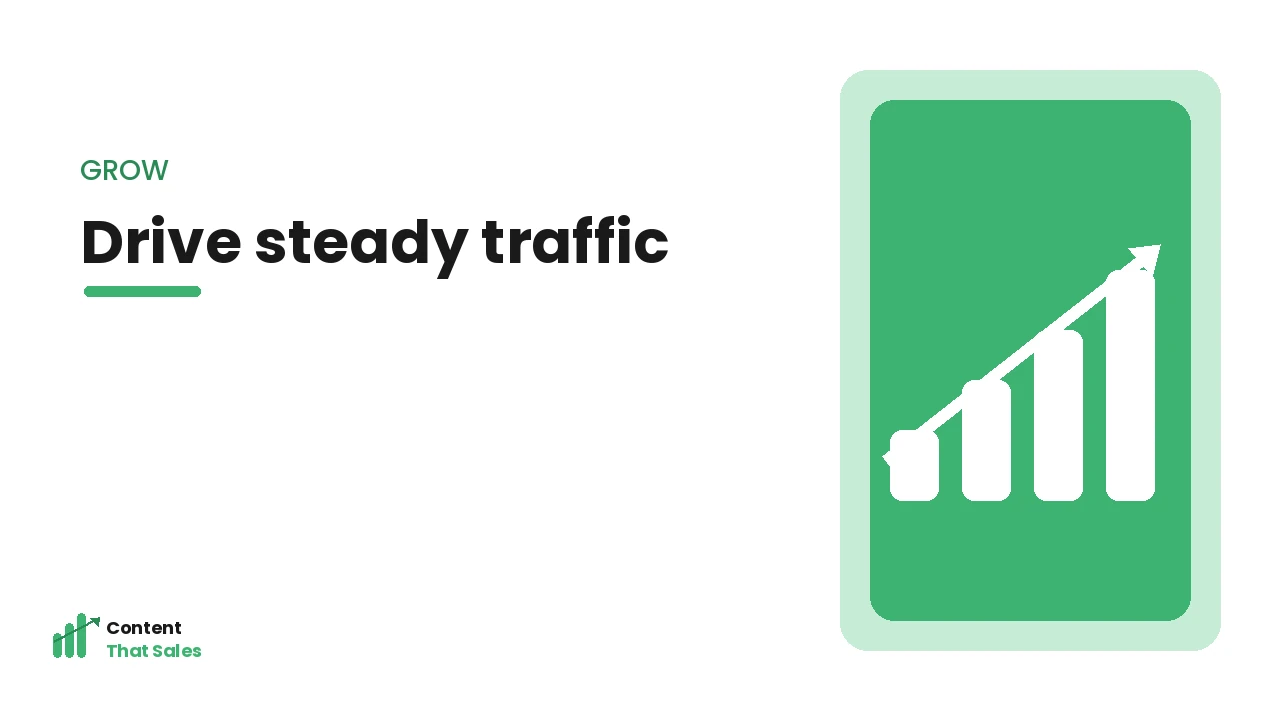 Driving steady blog traffic