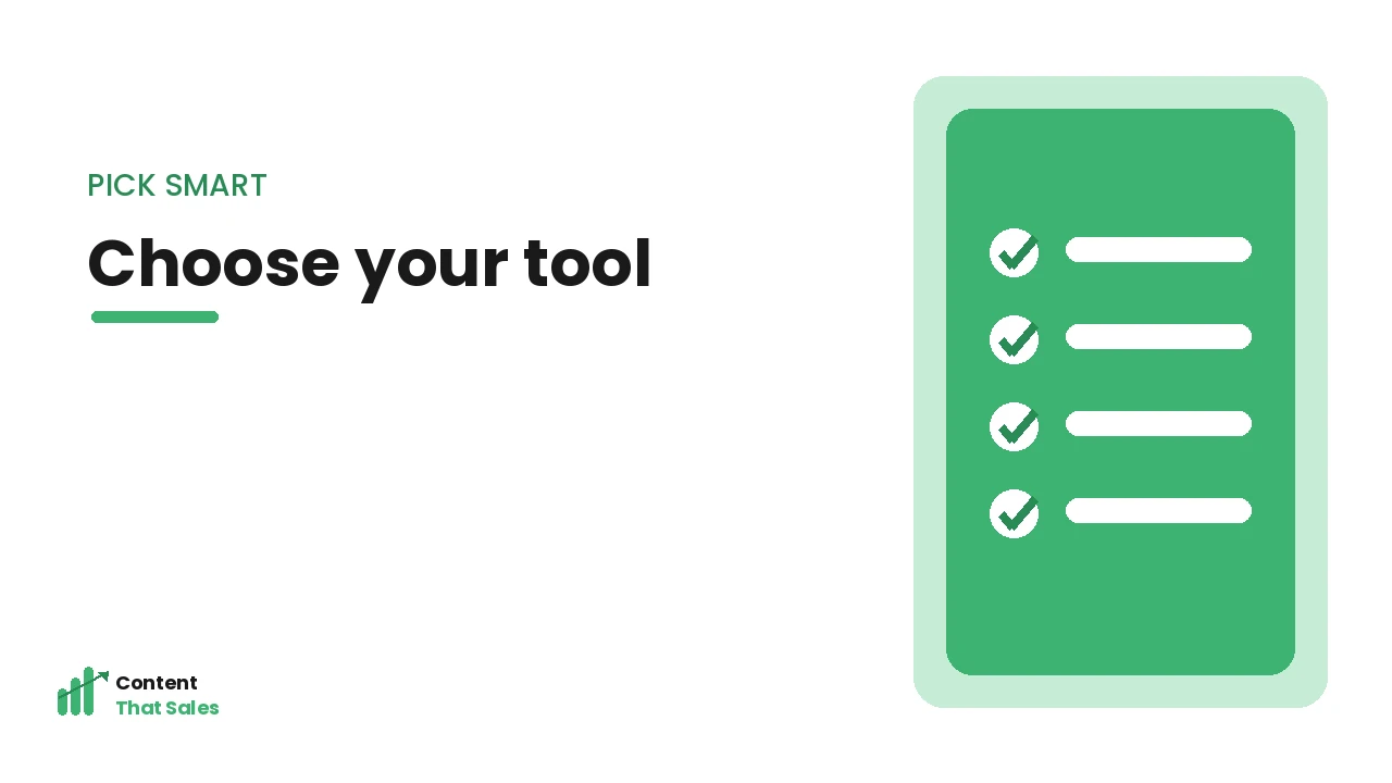 Choose your free keyword tool by Content That Sales