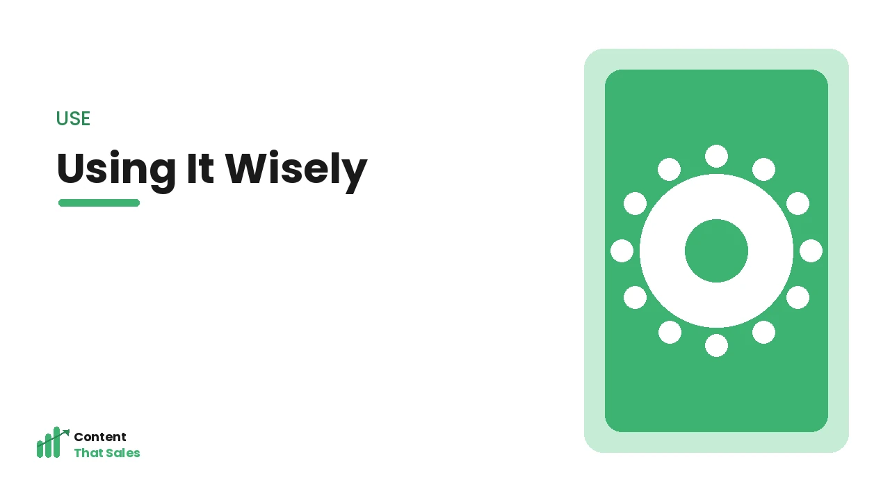 Using AI wisely for homepage copy