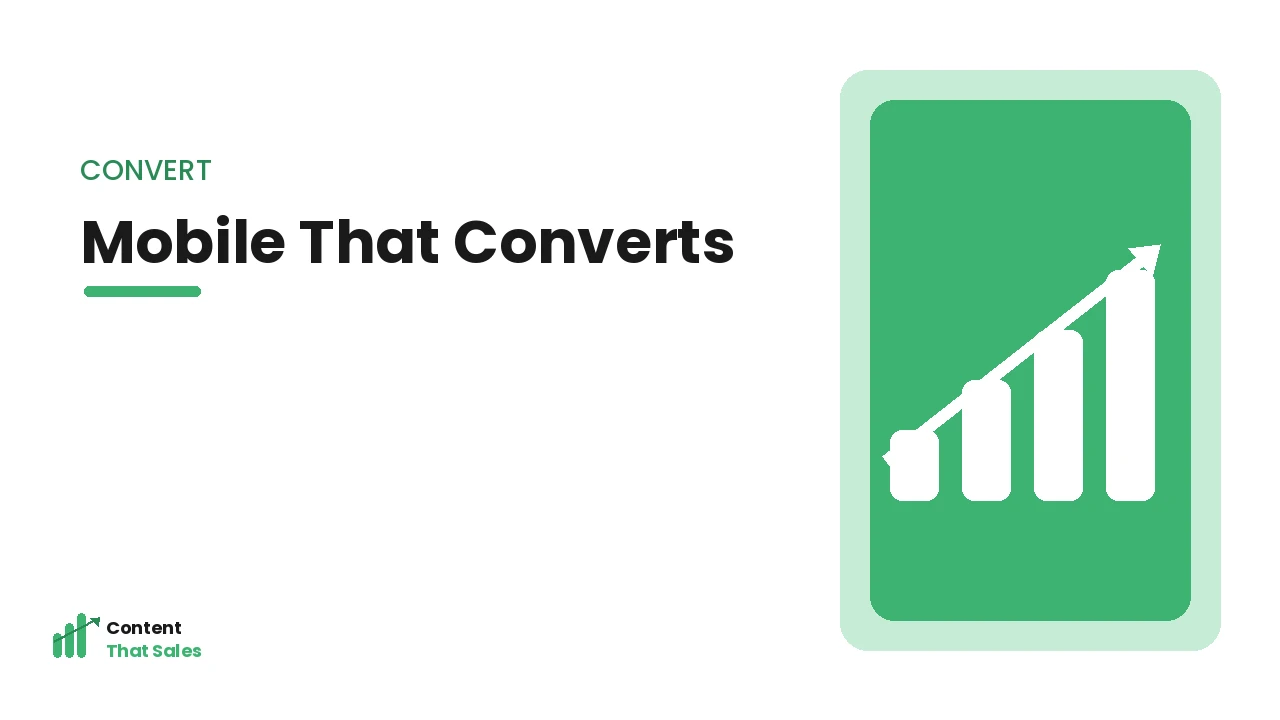 A fast, usable mobile homepage