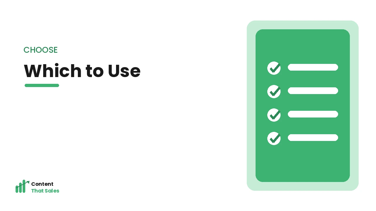 Choosing between a homepage and a landing page