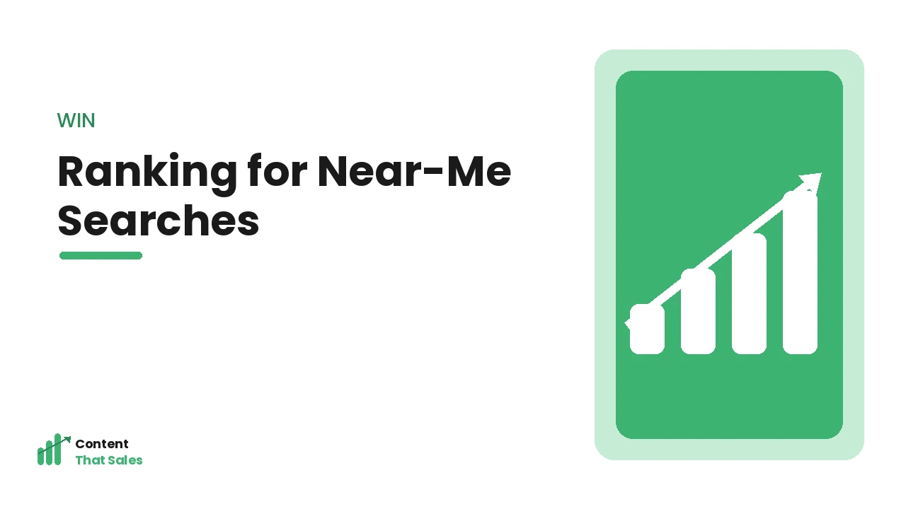 Ranking your business for near-me searches