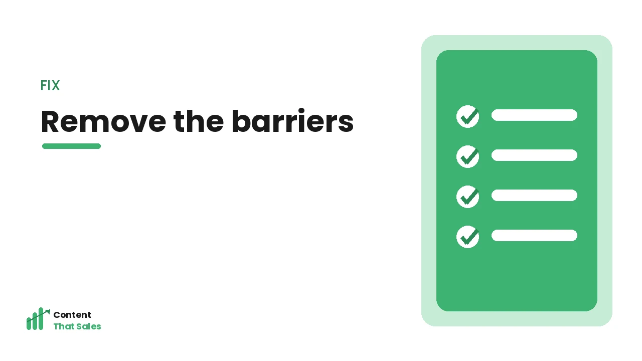 Fixing the reasons visitors leave