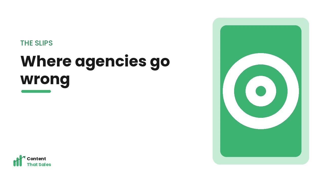 Where content writing agencies go wrong illustration by Content That Sales