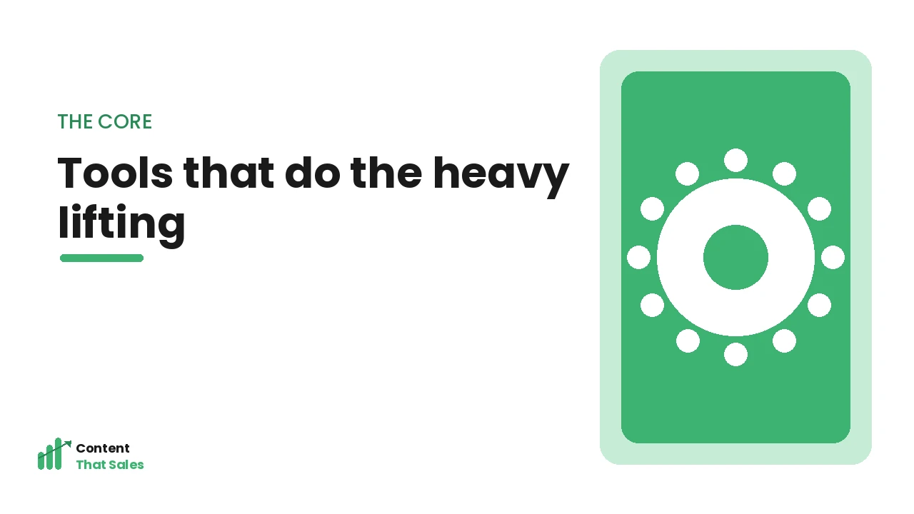 Core content writing software tools that do the heavy lifting illustration
