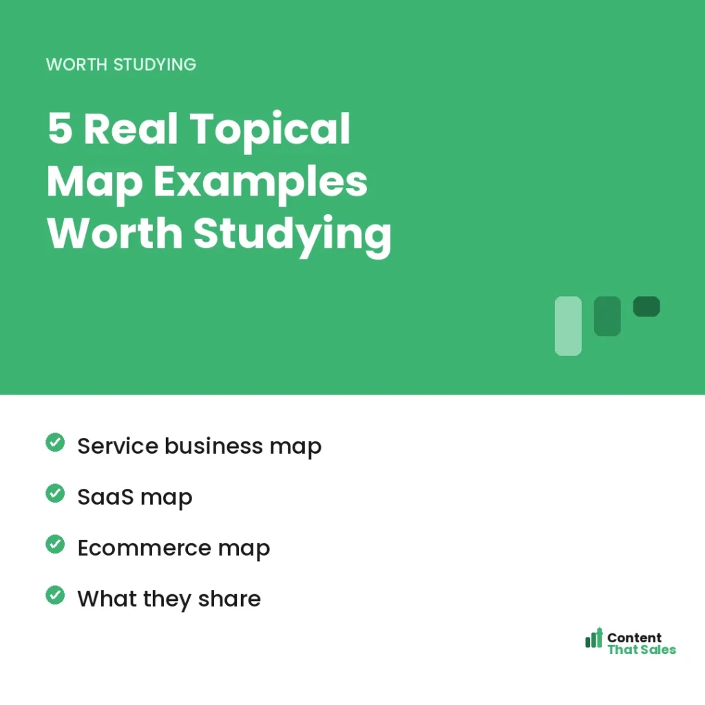 5 real topical map examples worth studying by Content That Sales