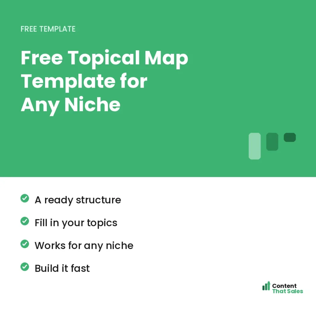 Free topical map template for any niche by Content That Sales