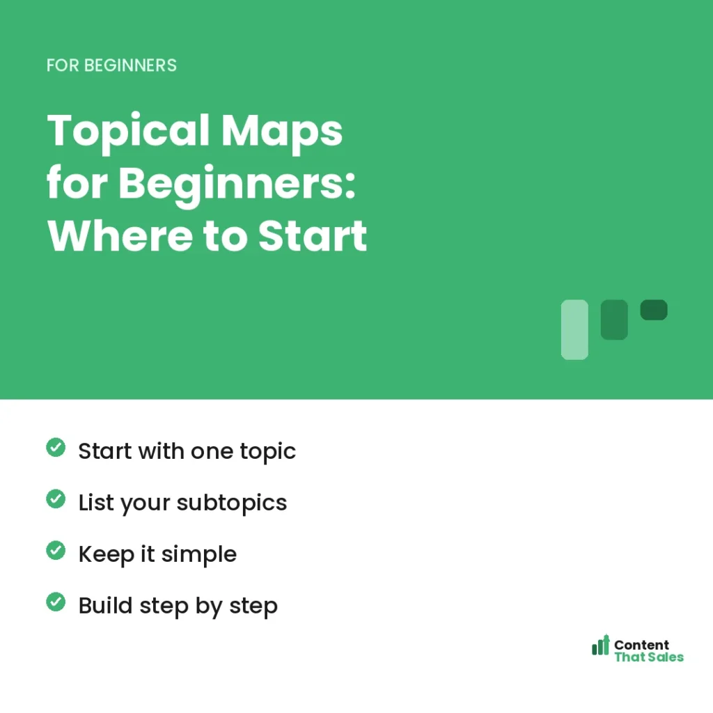 Topical maps for beginners by Content That Sales